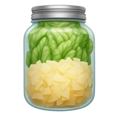sauerkraut jar sticker