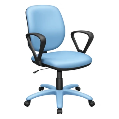 Egronomic white chair sticker