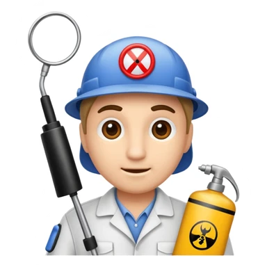 Pest control technician
 sticker