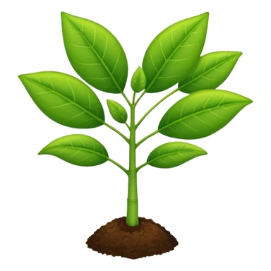 eine pflanze die von einer Lupe kontrolliert wird sticker