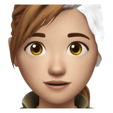 ellie williams from the last of us\ sticker