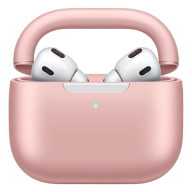 Airpods max light pink  sticker