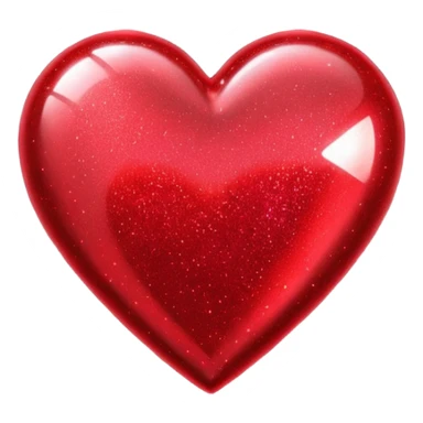 red glitter cyberpunk love sticker