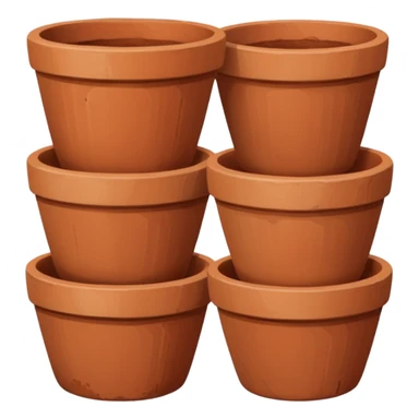 clay pots sticker
