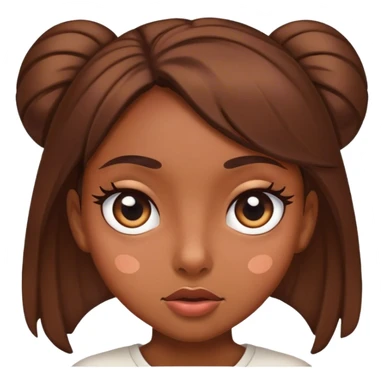 girl rolling eyes  sticker