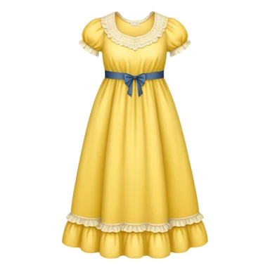 victorian nightgown yellow sticker