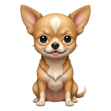 old chihuahua full body sticker