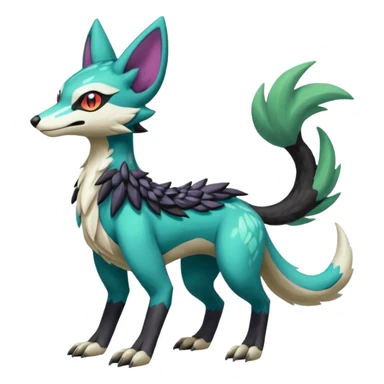 Meloetta-Vernid-Trico-Sergal-Protogen-Primagen-Pokémon-Fakémon-creature sticker