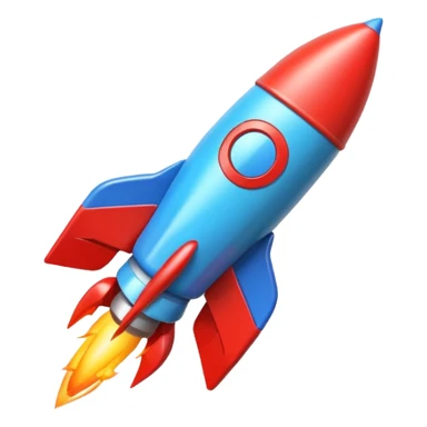 colored Toy Rockets sticker