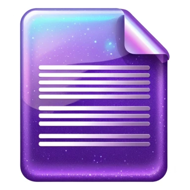 glitter purple documento nacional sticker