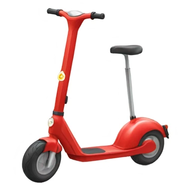 Red scooter sticker