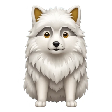 Loup Blanc GG sticker