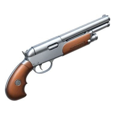 metal shotgun sticker