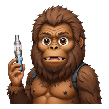 ai sasquash with a vape sticker