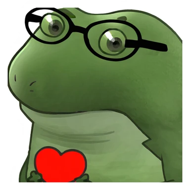 Un hérisson avec des lunettes en forme de cœur  sticker