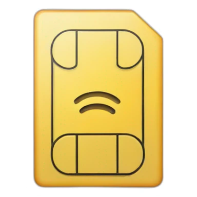 mobile sim card sticker