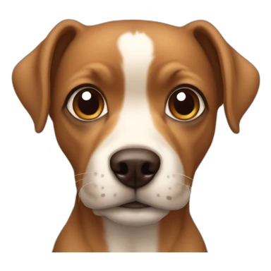 Chiuaua dog brown sticker