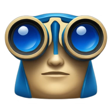 blue binoculars of Observation.org sticker