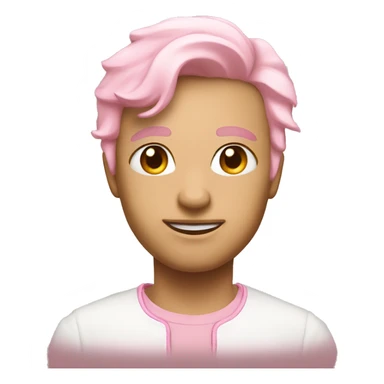 light pink heatt sticker