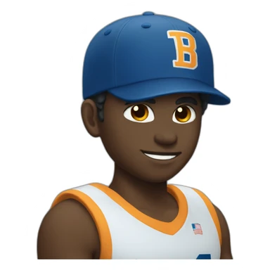 blue halo ball boy sticker