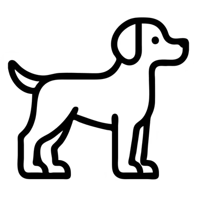 minimalist outline style black labrador retriever t-shirt graphic sticker