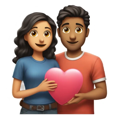 Manan wishing I love you to riddhi sticker