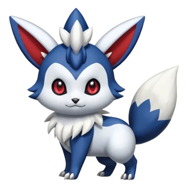 Zangoose-Meowstic-Minccino-Absol-Pachirisu-fusion sticker