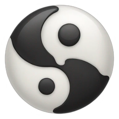 ying yang sticker