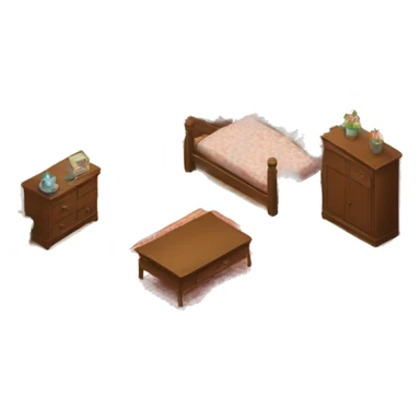 Room in Granny’s house sticker