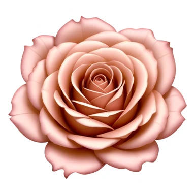 Rose gold rose sticker