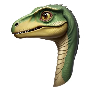 Beautiful and Majestic jurassic park Velociraptor Portrait Emoji, Head and body rendered in serene repose with a subtle, confident smile, showcasing a lithe, agile form with a refined, noble snout and eyes softly closed in tranquil contemplation, Simplified yet exquisitely endearing features, highly detailed, glowing with a soft, drowsy prehistoric light, high shine, relaxed and utterly majestic, stylized with an air of timeless dinosaur elegance, soft glowing outline, capturing the essence of a beautiful and majestic jurassic park Velociraptor that embodies the legendary spirit of jurassic park Park dynamics! sticker