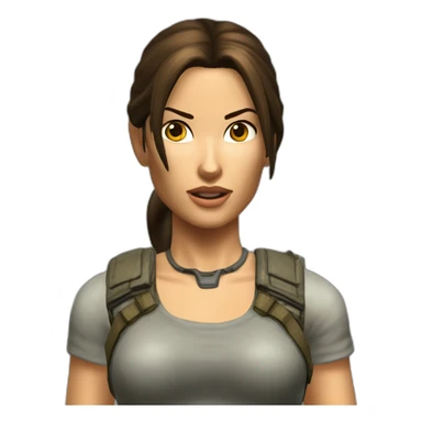 Lara Croft tomb raider 1997 sticker