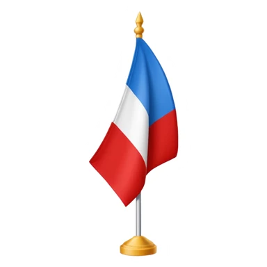 Emoji de drapeau avec les couleurs suivante : sticker
