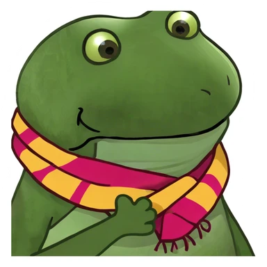 Arms around neck laughing sticker