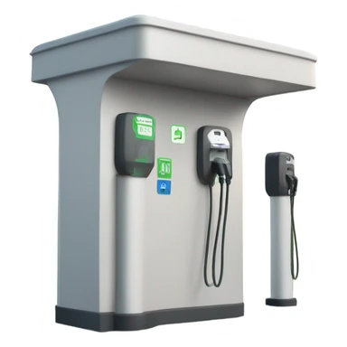 single charging station sticker