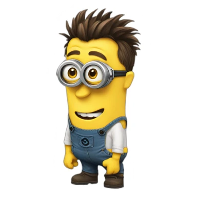 Minion behave hurra! sticker