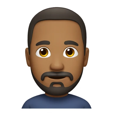 full man with goatee sticker