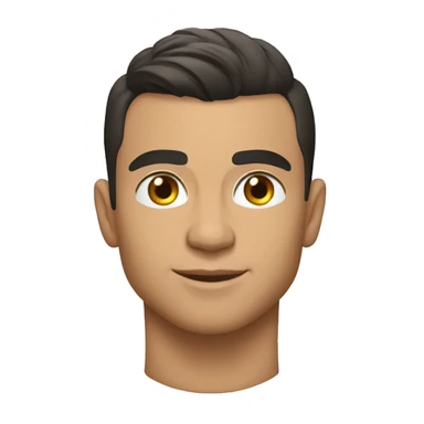 Dil çikaran ronaldo sticker