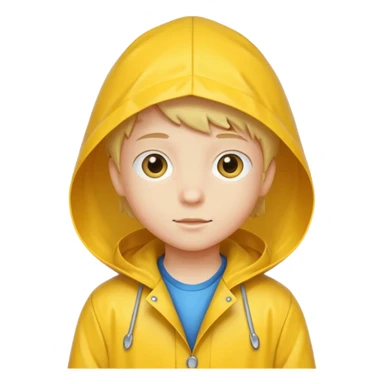 Raincoat Kid sticker