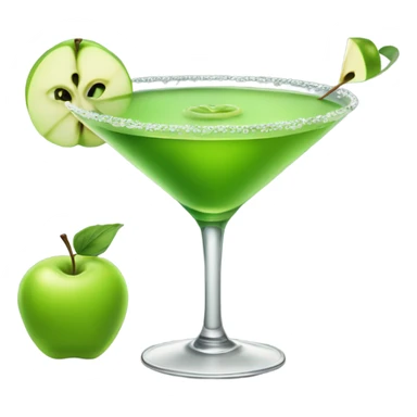 Green apple martini  sticker