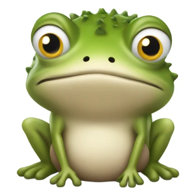 Frog and hedgehog  sticker