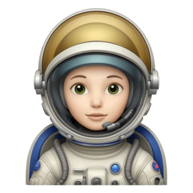 alien white Astronaut sticker