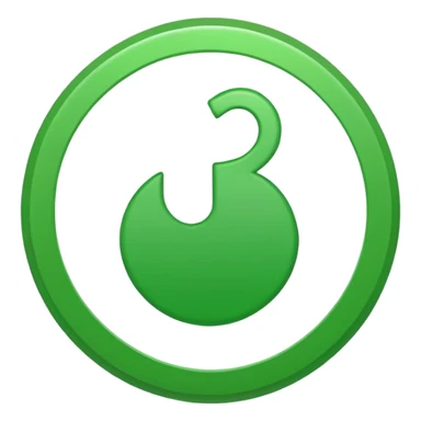 A white tick in a green circle sticker