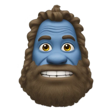 blue-shrek sticker