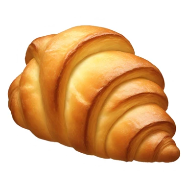 Create a realistic croissant  sticker