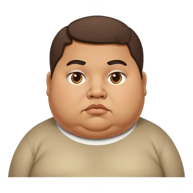 obese mexican boy sticker