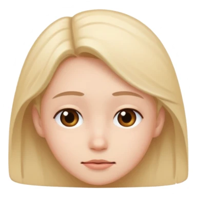 Make a cute shy 😌 in this face sticker