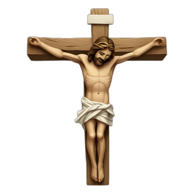 Crucified Jesus sticker