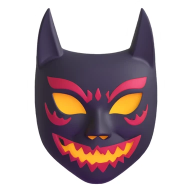 halloween mask sticker