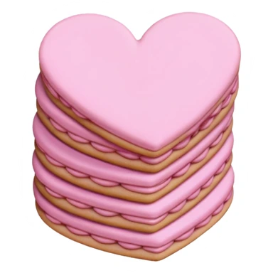 Natale rosa, biscotti estetico  sticker
